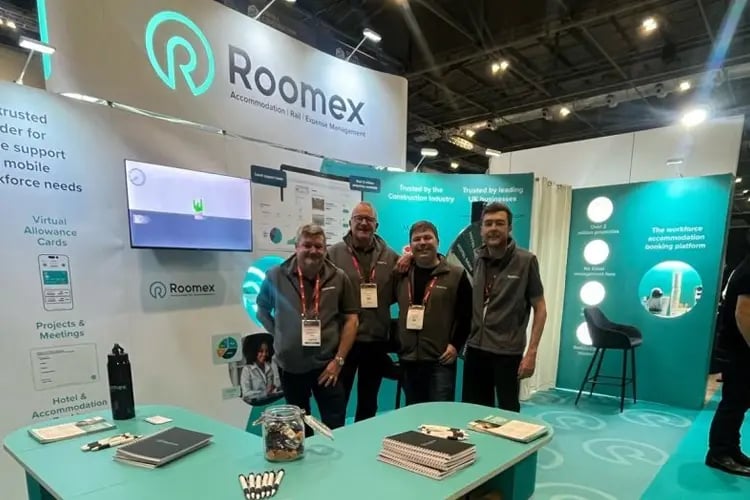 Roomex-team-at-Digital-Construction-Week