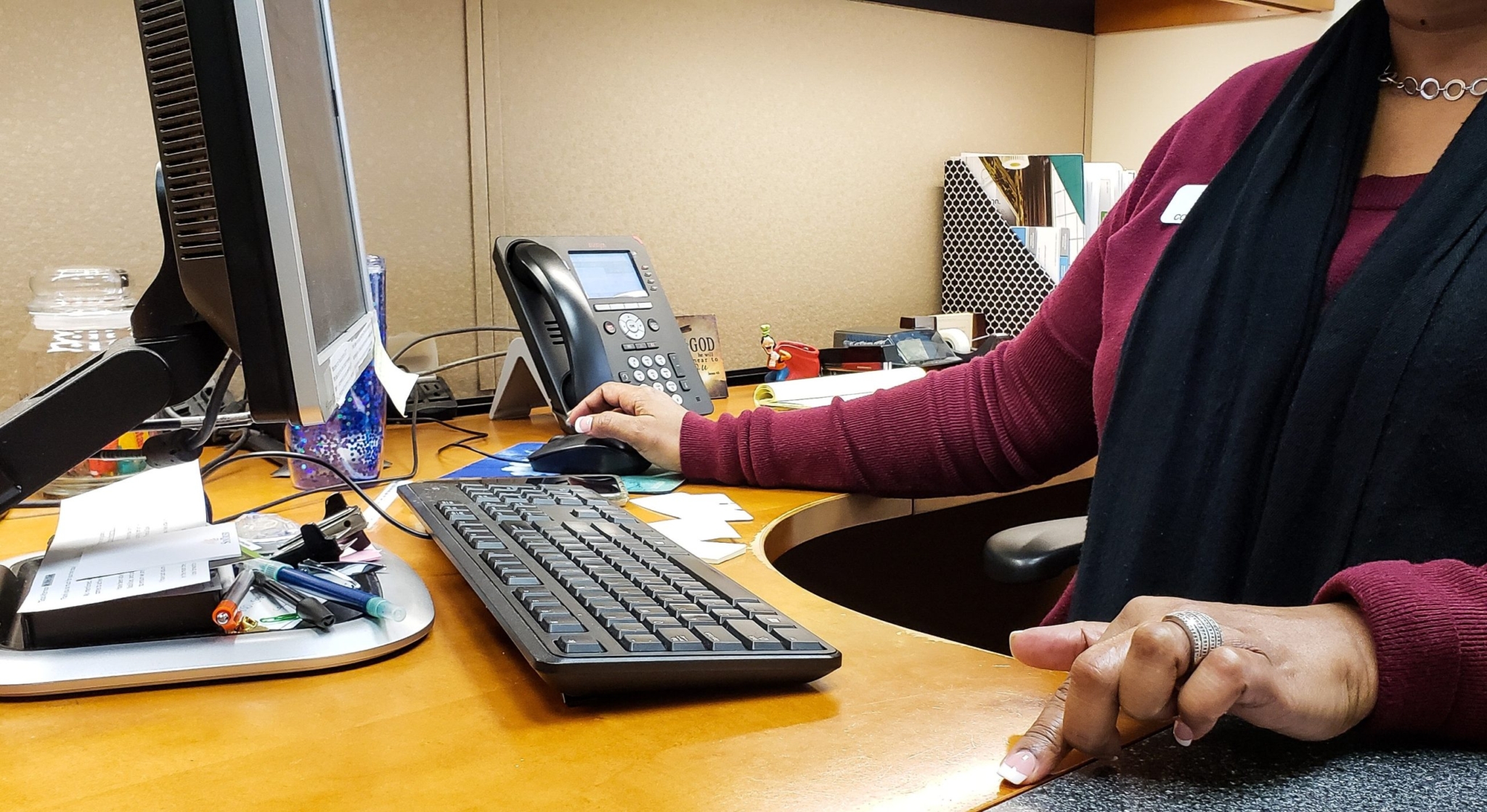 Modern work spaces for this confident woman of eth